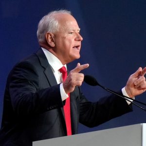 Tim Walz attempts to court firefighters during speech at Boston convention: ‘We’ll have your back’