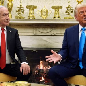 Donald Trump announces US aims to ‘take over’ Gaza during Netanyahu’s visit