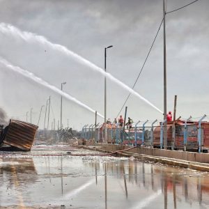 Fires continue to rage at key Iran port as explosion death toll rises to 65