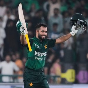 Pakistan beat Bangladesh by 7 wickets, sweep T20 series as Haris hits 107