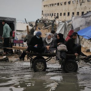 Why are Gaza’s war-damaged homes collapsing in winter?