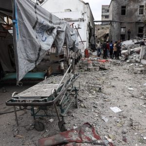 How the sick and injured fled as Israel bombed Gaza’s al-Ahli Hospital