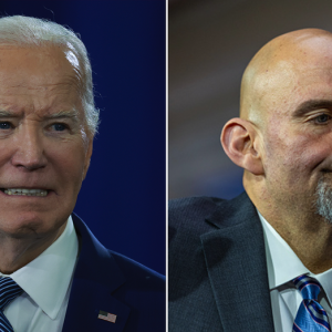 Fetterman emerges as fierce Biden defender, comparing post-stroke debate to Biden blunder