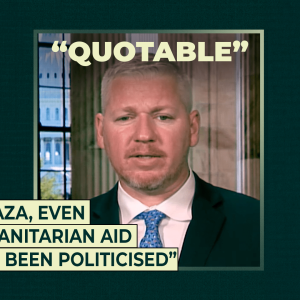 In Gaza, even humanitarian aid “has been politicised”