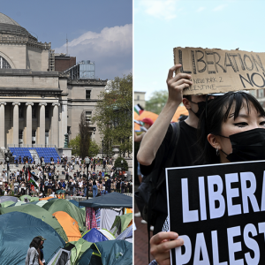 Universities that enable protest encampments would lose funding under proposed law