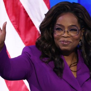 Oprah Winfrey makes surprise DNC appearance to rail against man she once considered running for office with