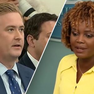 Fox News reporter asks White House who gets called after 8 p.m. if nuke is launched at US