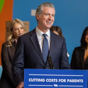 Newsom’s ‘Golden State Start’ promises 400 free diapers per baby as California grapples with budget woes