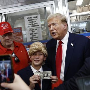 Young Trump superfan brought to tears while meeting former president