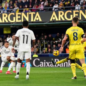Mbappe double at Villarreal takes Real Madrid top of LaLiga