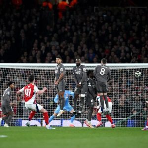 Arsenal stun Real Madrid in Champions League with Declan Rice double