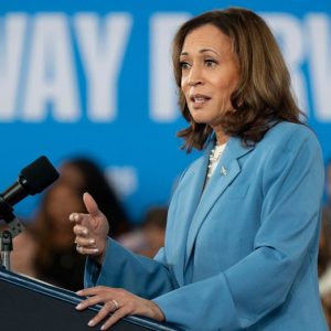 Police motorcycle escorting Vice President Harris’s motorcade in Georgia crashes