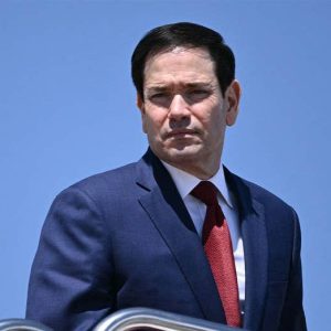 Marco Rubio spotted in Nike tracksuit aboard Air Force One during trip to China, igniting memes online