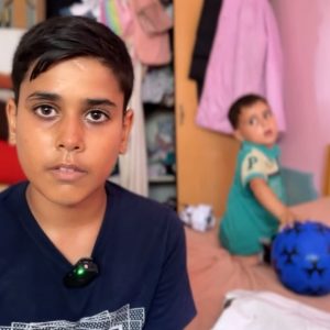 Palestinian teen describes Israeli strike on friends playing in street