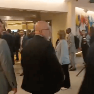 Delegates walk out of UN meeting during Israel speech