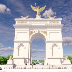 Golden eagles, lions and a winged Lady Liberty top Trump’s proposed 250-foot DC Triumphal Arch designs