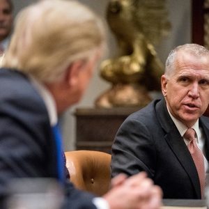 Trump reacts to Tillis not seeking re-election, sends warning to ‘cost cutting Republicans’