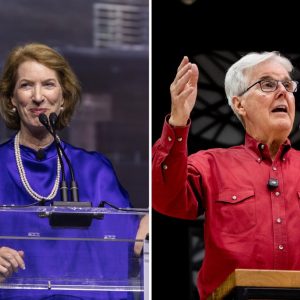 Outspent and unknown, Democrat Vikki Goodwin gives Lt. Gov. Dan Patrick his toughest race yet
