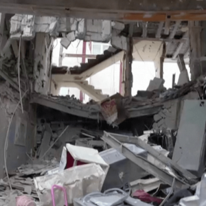 Immense damage seen in Iran’s streets after air strikes