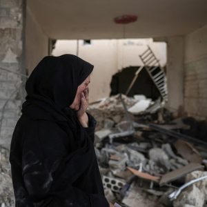 Displaced Lebanese woman returns to find home destroyed after ceasefire