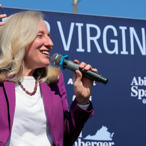 Spanberger uses SpongeBob to mock Sears-Trump relationship, as president praises GOP nom