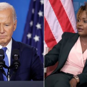 Karine Jean-Pierre ripped over ‘firing squad’ recap of Biden’s exit from race: ‘Still doesn’t understand’