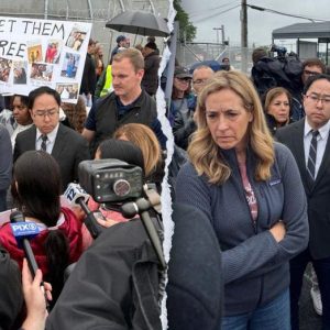 New Jersey governor, Democratic senator spend Memorial Day protesting ICE facility