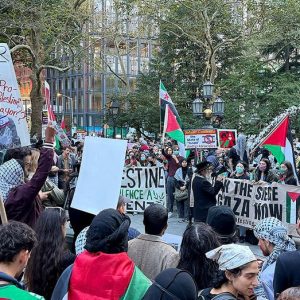 Anti-Israel groups rally across US on October 7 anniversary, chanting ‘long live the intifada’