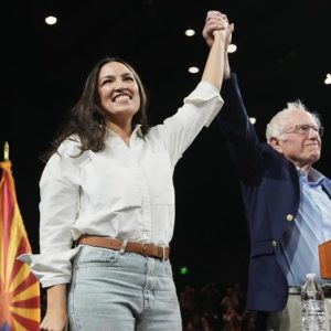 Bernie Sanders, AOC, take aim at Trump and Musk, as well as Democrats, at western rallies