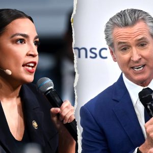 ‘Doubling down on stupid’: Newsom, AOC, trash Trump at European summit as they raise 2028 profiles
