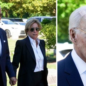 Biden spotted with giant bandage on head after having surgery to treat skin cancer