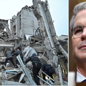Russian missiles rained down on Ukraine just ahead of Treasury Secretary Scott Bessent’s visit