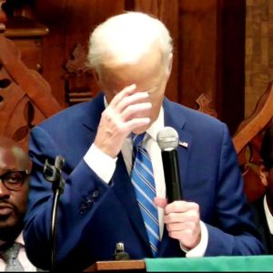 ‘This guy’: Slurring Biden takes shot at Trump, those trying to ‘erase our history’ at Juneteenth church event