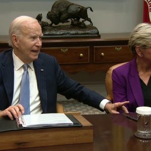 Biden calls VP Harris ‘president’ at hurricane briefing after being interrupted twice