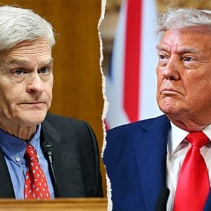 ‘He named names’: Trump’s Senate meeting explodes into shouting match over Iran