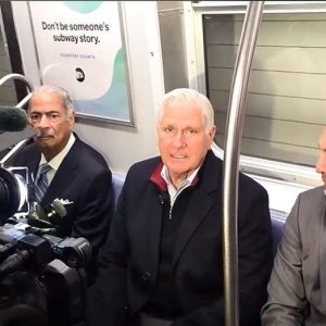 Bruce Blakeman hammers Dem Gov Hochul, Mamdani over subway safety during NYC campaign ride