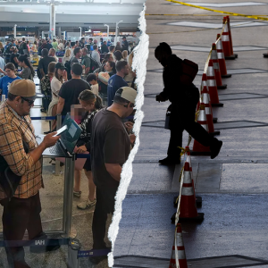 SEE THE DIFFERENCE: Emergency TSA lanes undergo drastic transformation at major airport after Trump action