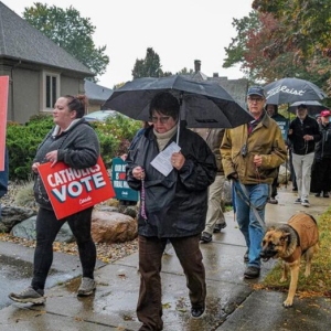 Catholics hold ‘Rosary Rally’ outside Gretchen Whitmer’s house after Doritos video sparks backlash
