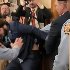 State senator pushed to the ground, arrested while trying to enter Georgia House chamber