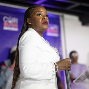 Ousted Squad Dem stumps with radical activist who defended Hamas, promoted political violence