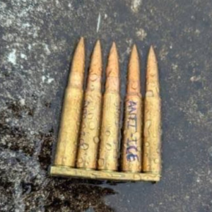 Mangione, Catholic Church shooter, Charlie Kirk shooter, ICE shooter all used engraved bullets