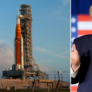 Trump hypes moon mission as Artemis II prepares to lift off under pressure from past failures