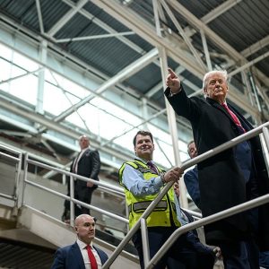 White House says Trump gave ‘appropriate’ response after heckler confrontation caught on video at Ford plant