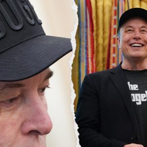 Elon Musk sports black eye at farewell presser in Oval Office: ‘Horsing around with little X’