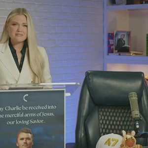 Erika Kirk delivers moving tribute to husband, Charlie: ‘I will never let your legacy die’