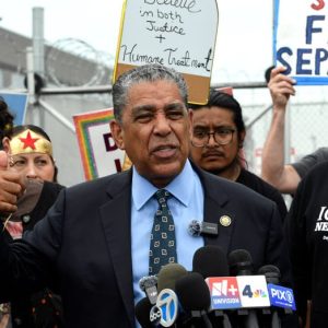 WATCH: America’s first ‘formerly undocumented’ congressman delivers ultimatum at besieged ICE facility