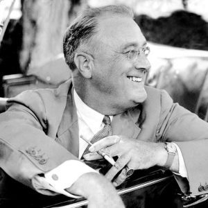 President Franklin D. Roosevelt sold Christmas trees to local residents on his own estate in the 1930s