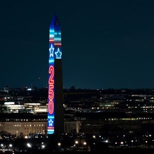 Washington Monument to become ‘birthday candle’ as US marks start of 250th year