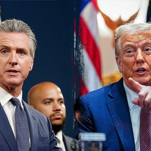Trump questions Newsom’s fitness for White House, citing his dyslexia
