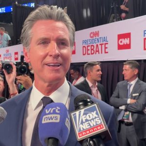 Gavin Newsom is making a strategic visit to a key primary state, raising eyebrows